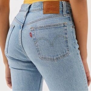 501 Levi’s- ankle fringe